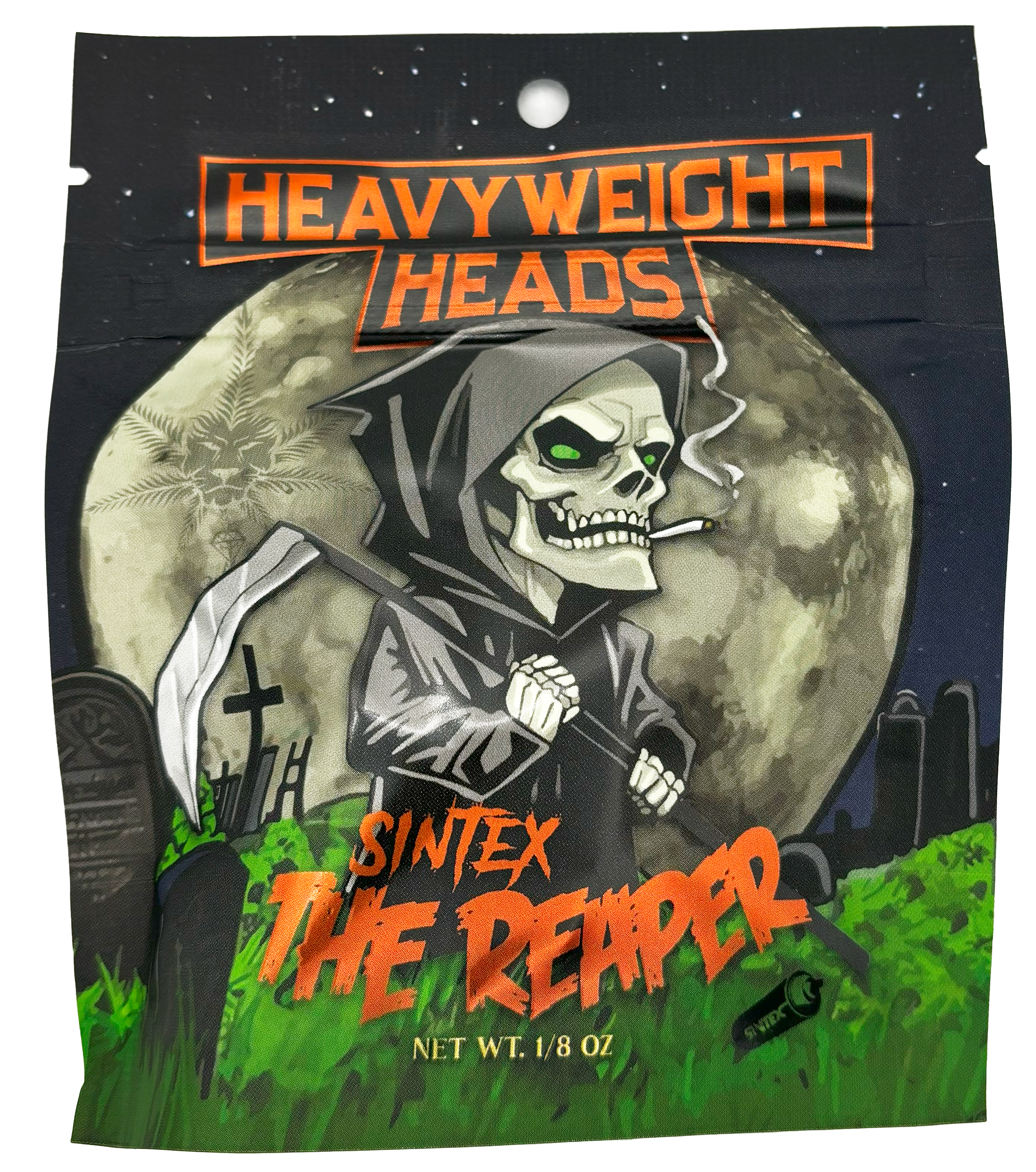 Photograph of product: Heavyweight Heads | The Reaper | Pre-Packaged Flower - 3.5g