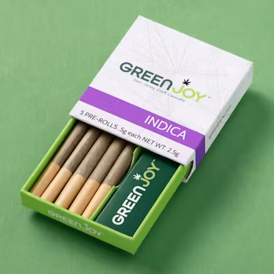 Photograph of product: Green Joy - Bread and Butter - 2.5g Pre Roll 5pk