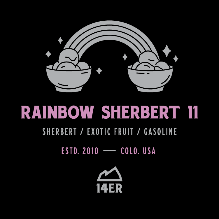 Photograph of product: Rainbow Sherbert 11 - Single Pre-Roll - 1g