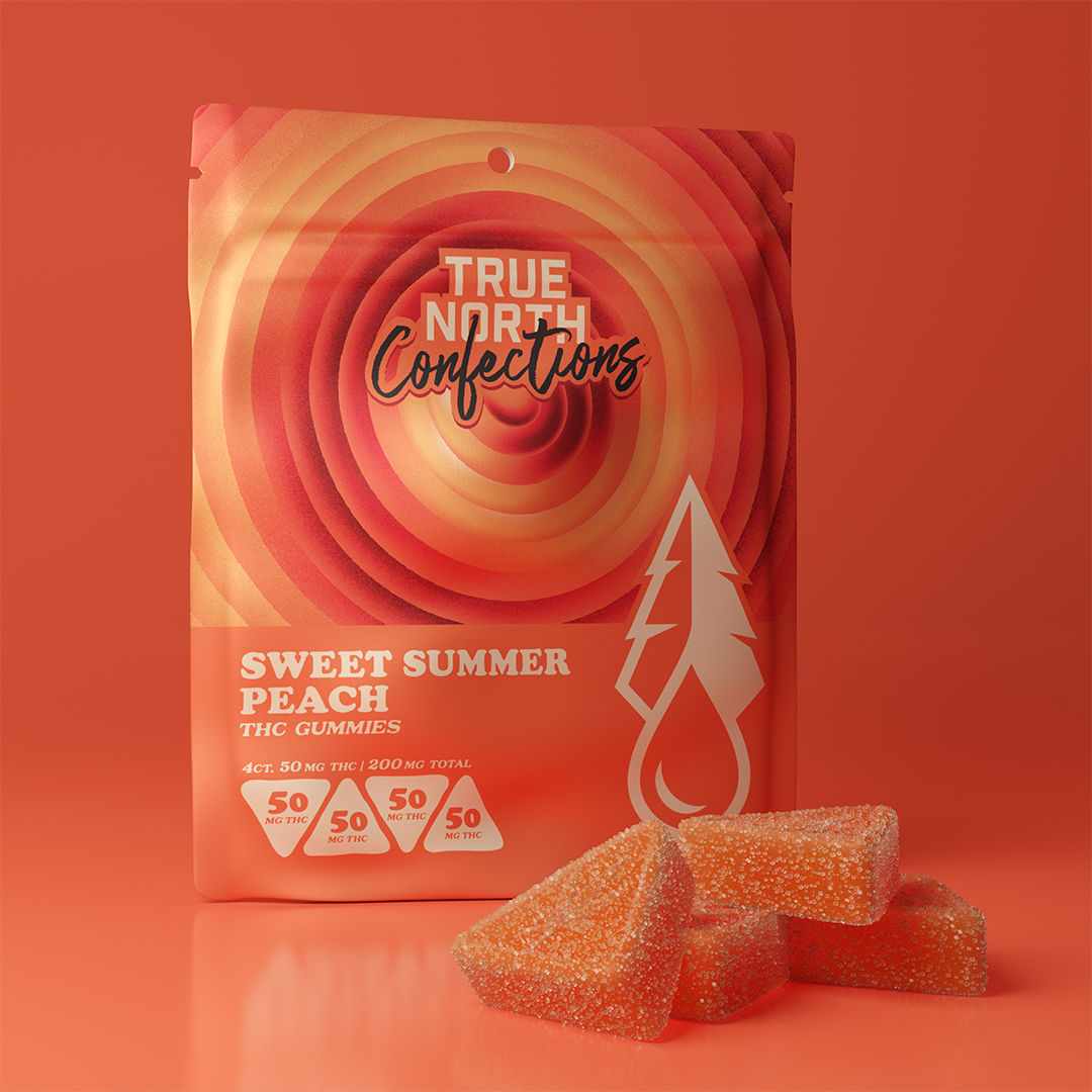 Photograph of product: Gummy - Sweet Summer Peach 4x50mg (AU)