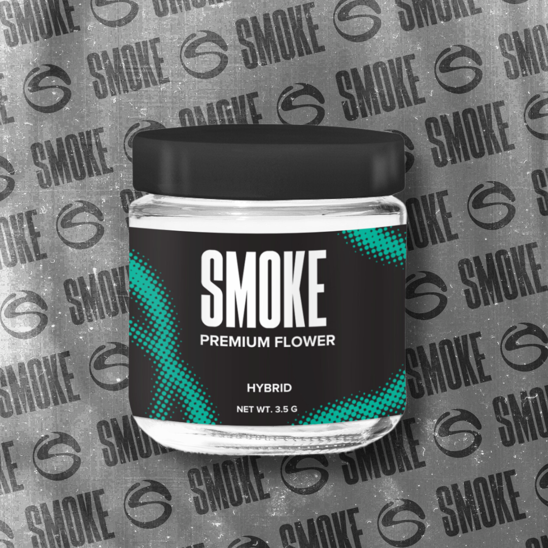 Photograph of product: Smoke Flower Peanut Butter Breath 23.88% TH-oui Hybrid 3.5g