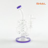 Photograph of product: $70 8" SirEEL SerenityCycler Bong w/ Flower Bowl