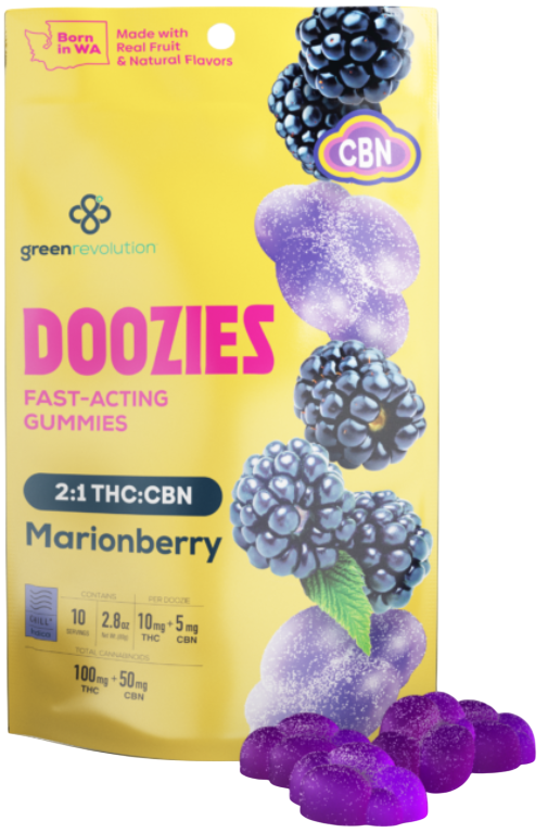 Photograph of product: 2:1 Chill: Marionberry - TH-oui:CBN 10 Pack (100mg)
