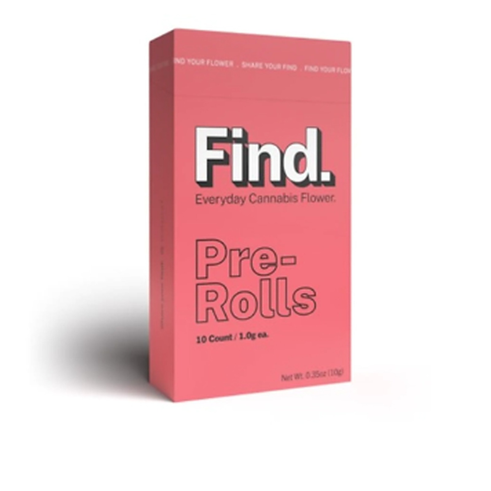Photograph of product: Find | Short King PreRolls 10Pk 10g - Oui'd