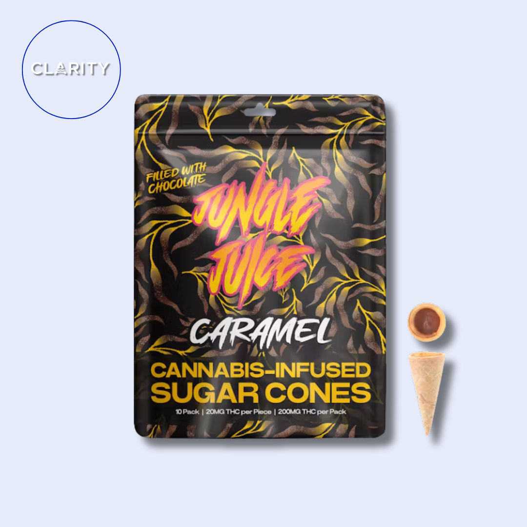 Photograph of product: Jungle Juice | 200mg Sugar Cones | Chocolate Caramel