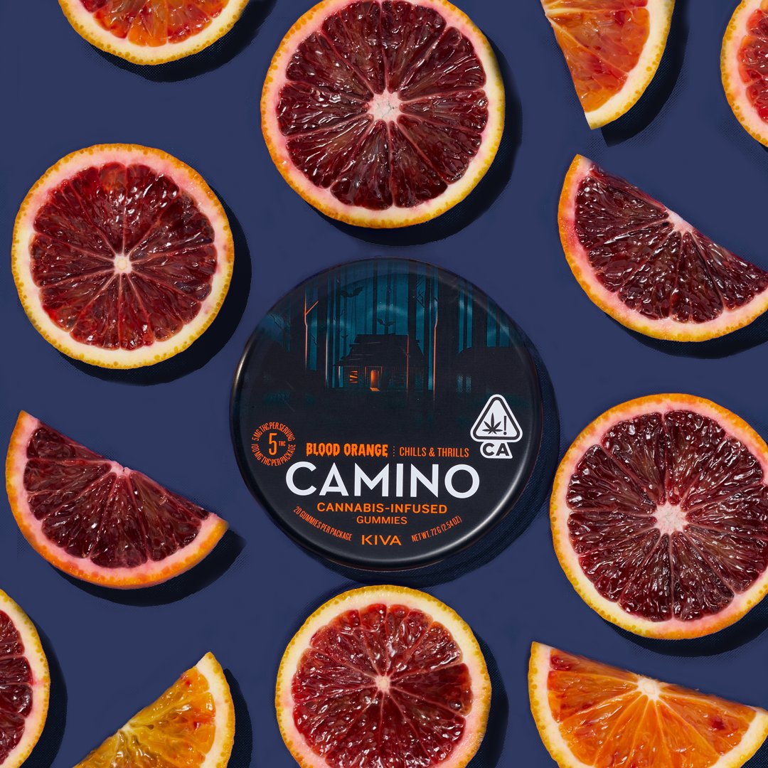 Photograph of product: Sour Gummies 100mg | Blood Orange