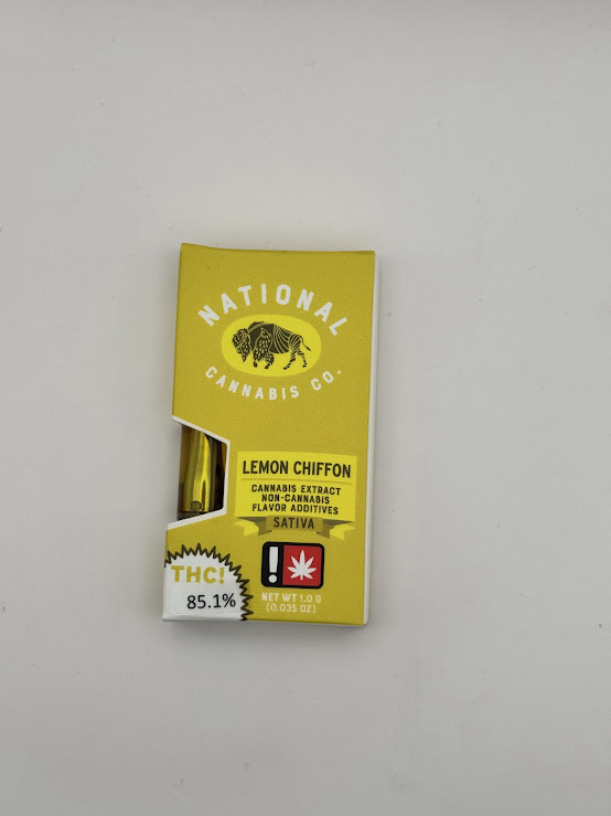 Photograph of product: National Oui'd Co Fruit Terpene Distillate Cartridge | Oui'd | Lemon Chiffon