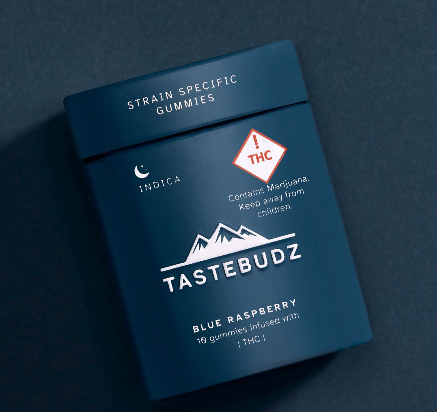 Photograph of product: TasteBudz Gummies Oui'd: Blue Raspberry