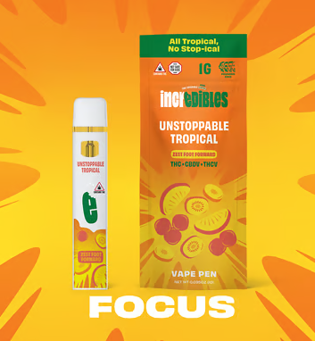 Photograph of product: IncrEdibles - Unstoppable Tropical ~ Oui'd ~ Disposable Vape