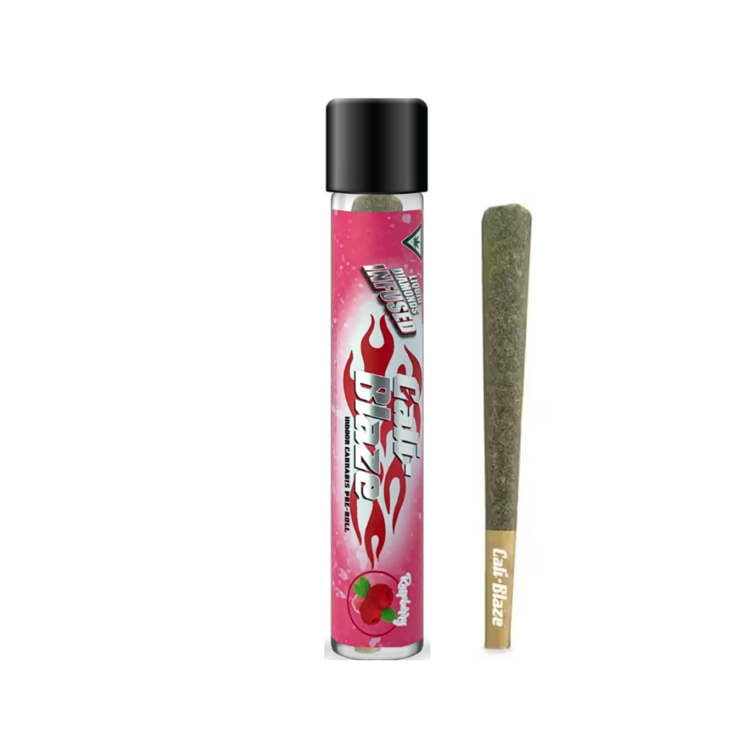 Photograph of product: Cali-Blaze | Raspberry Tarantula Pre-Roll | 1g