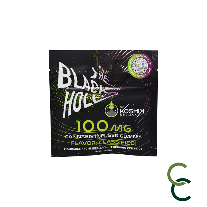 Photograph of product: Orange Slice Black Holes Gummies