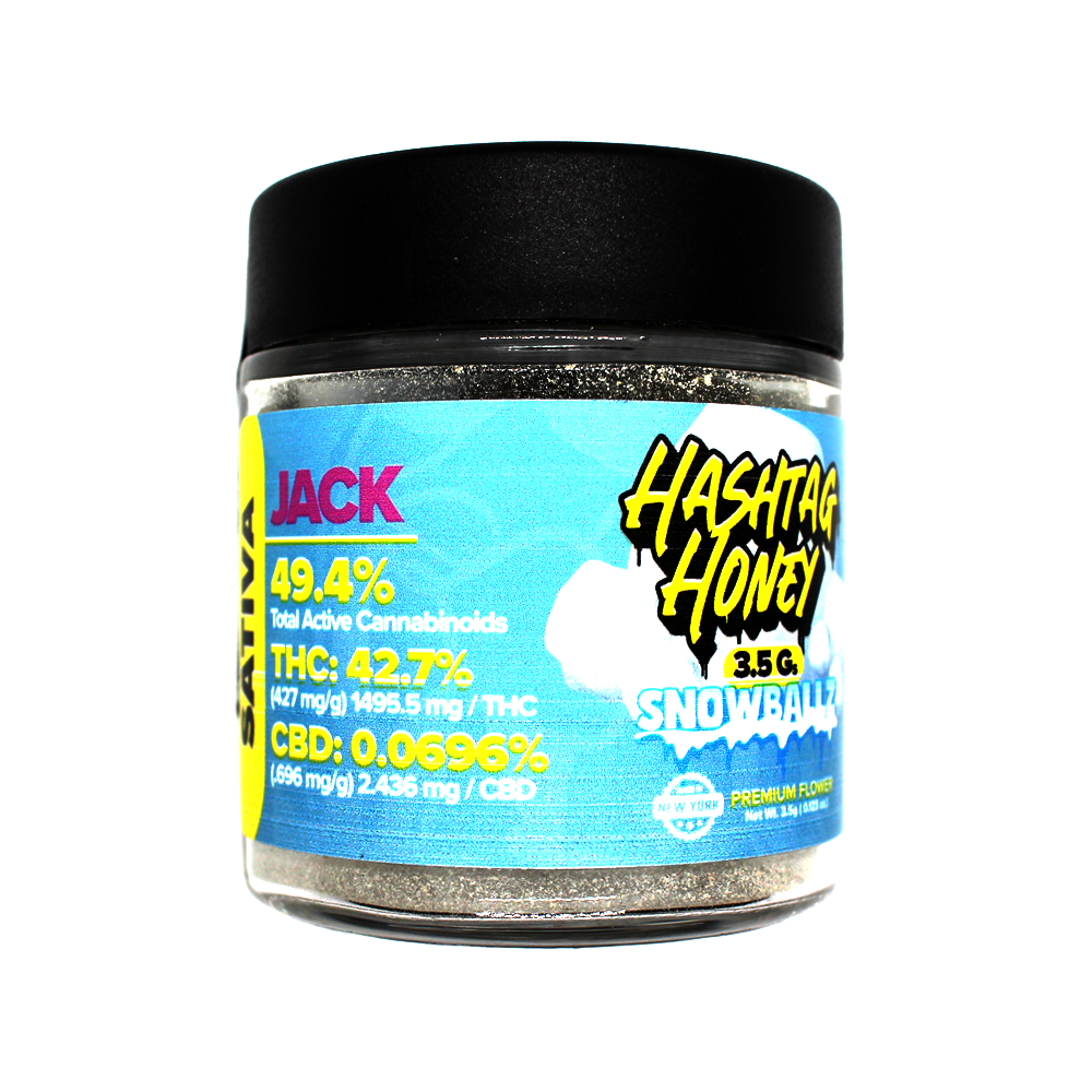 Photograph of product: au chocolattag Honey | Jack | Snowballz Flower | 3.5g