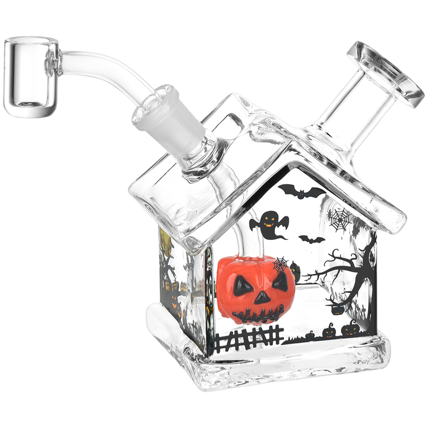 Photograph of product: Halloween House Glass Dab Rig