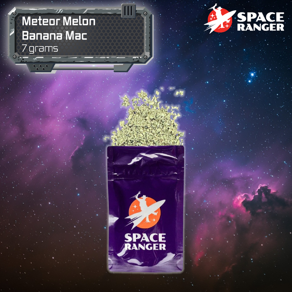 Photograph of product: Space Ranger Flower Pre-Ground 7g Infused- Meteor Melon x Banana Mac