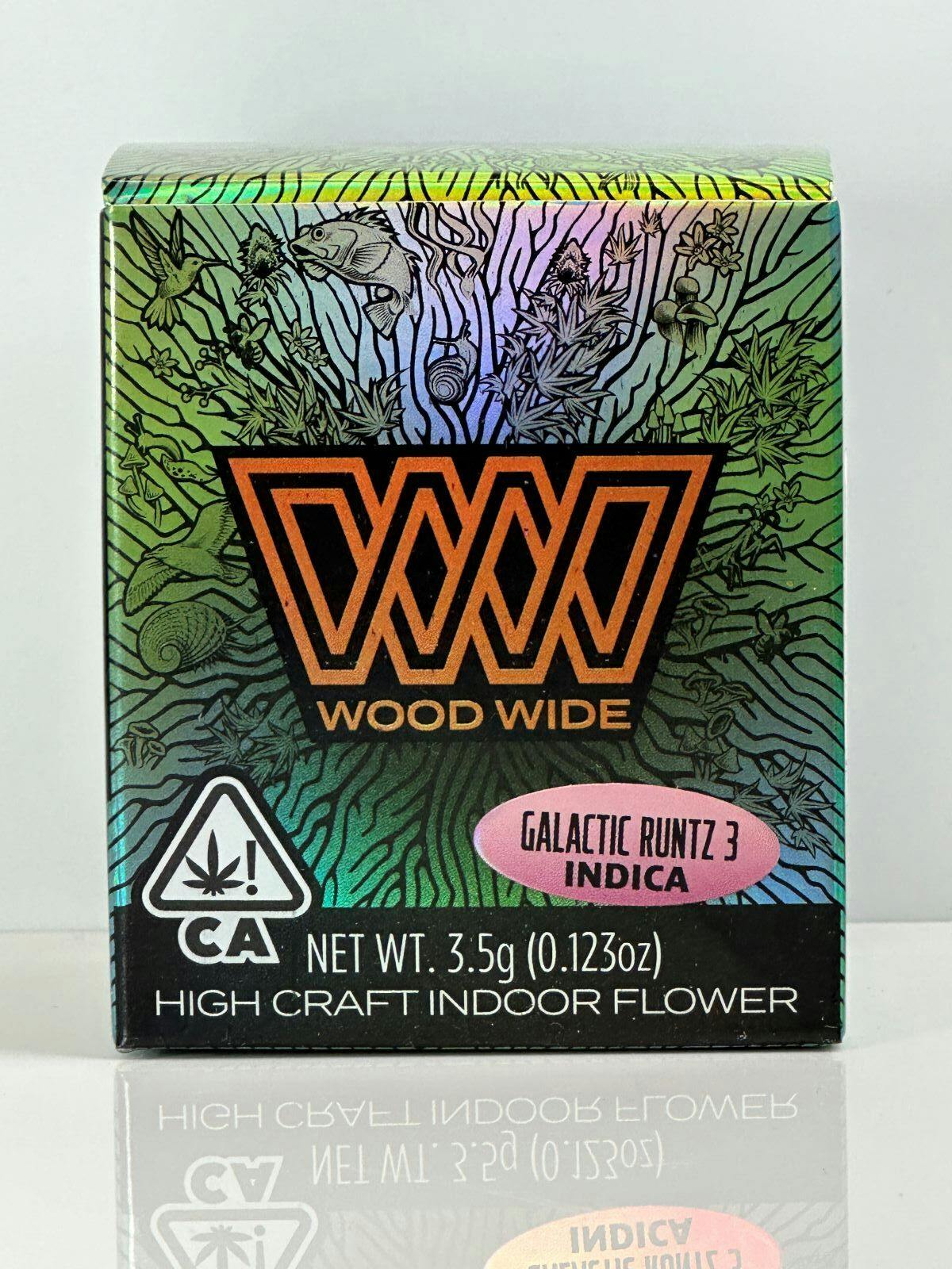 Photograph of product: Wood Wide Galactic Runtz 1/8 30%