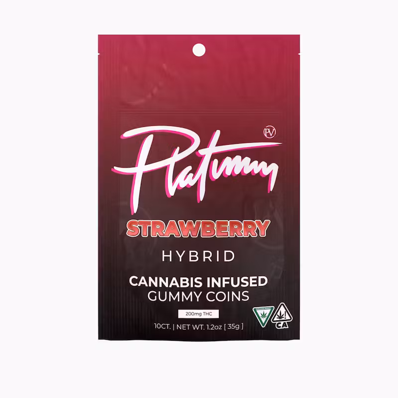 Photograph of product: Platinum - 200MG Gummies - Strawberry