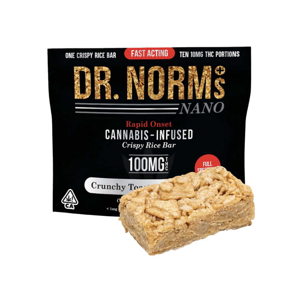 Photograph of product: CRUNCHY TOASTED CINNAMON NANO CRISPY RICE BAR