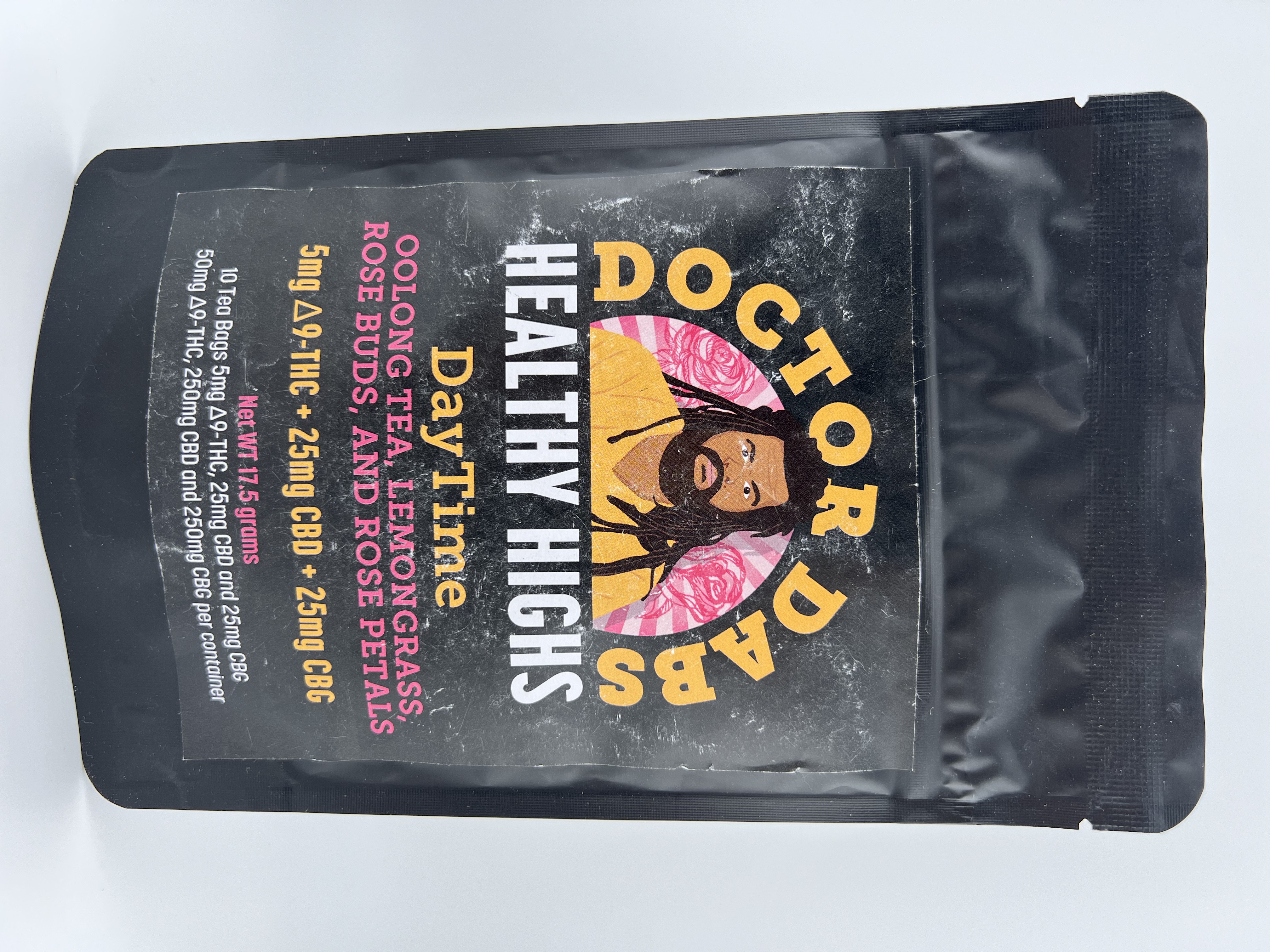 Photograph of product: Doctor Dabs - Daytime Tea - 5mg - 10ct
