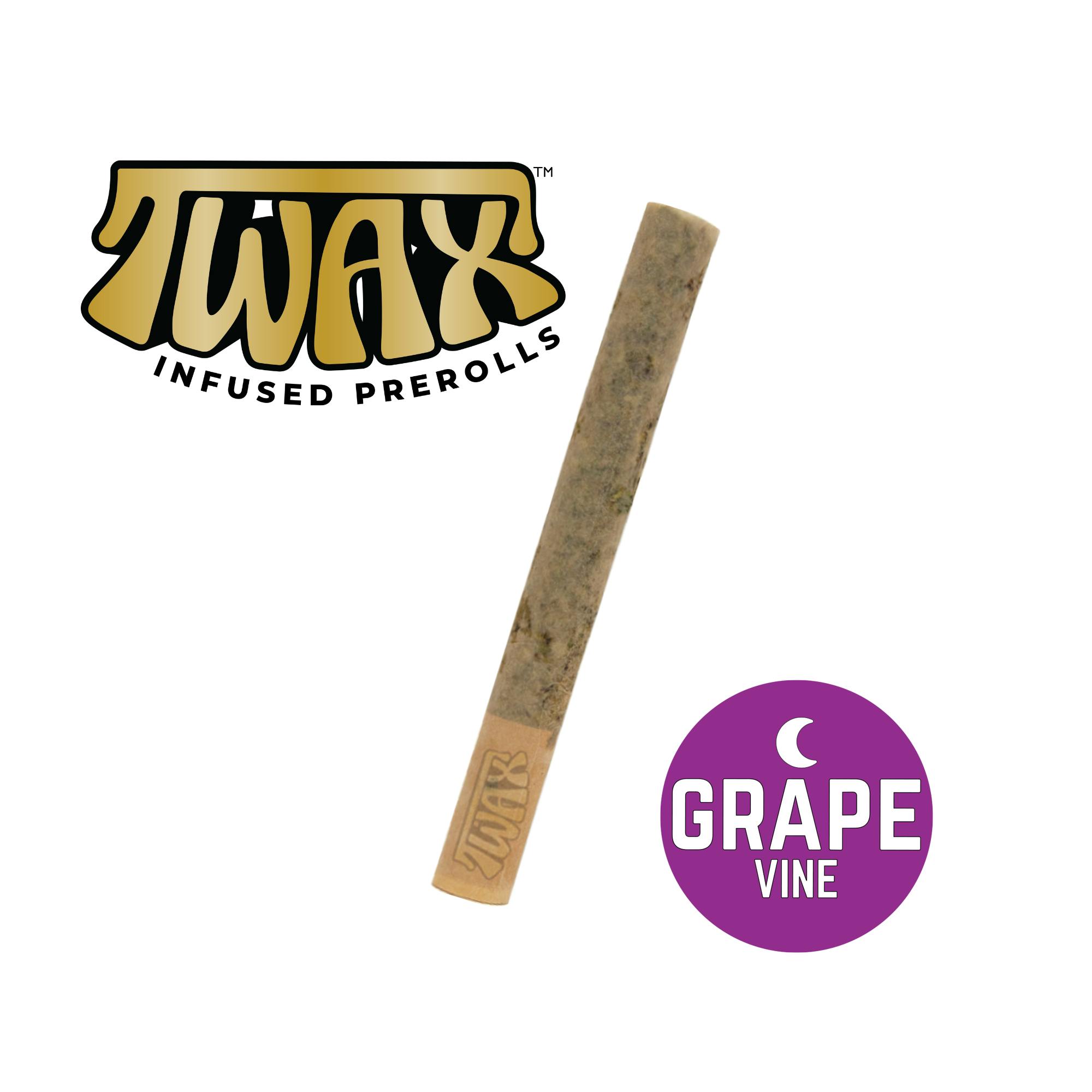 Photograph of product: The Clear TWax Grapevine Infused Pre Roll 1.0g