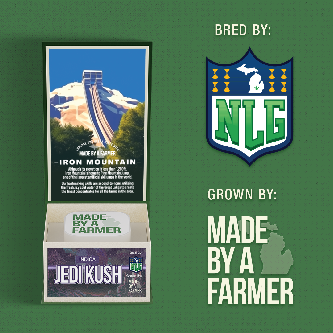 Photograph of product: Made By A Farmer | au chocolat Rosin | Jedi Kush | 1g