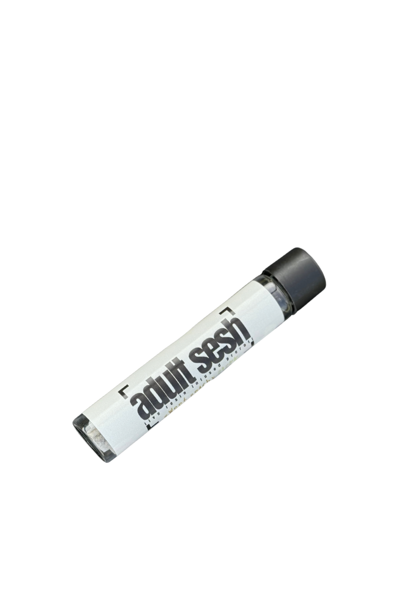 Photograph of product: Adult Sesh - Tina Burper - 1.3g Resin Infused Pre-Roll