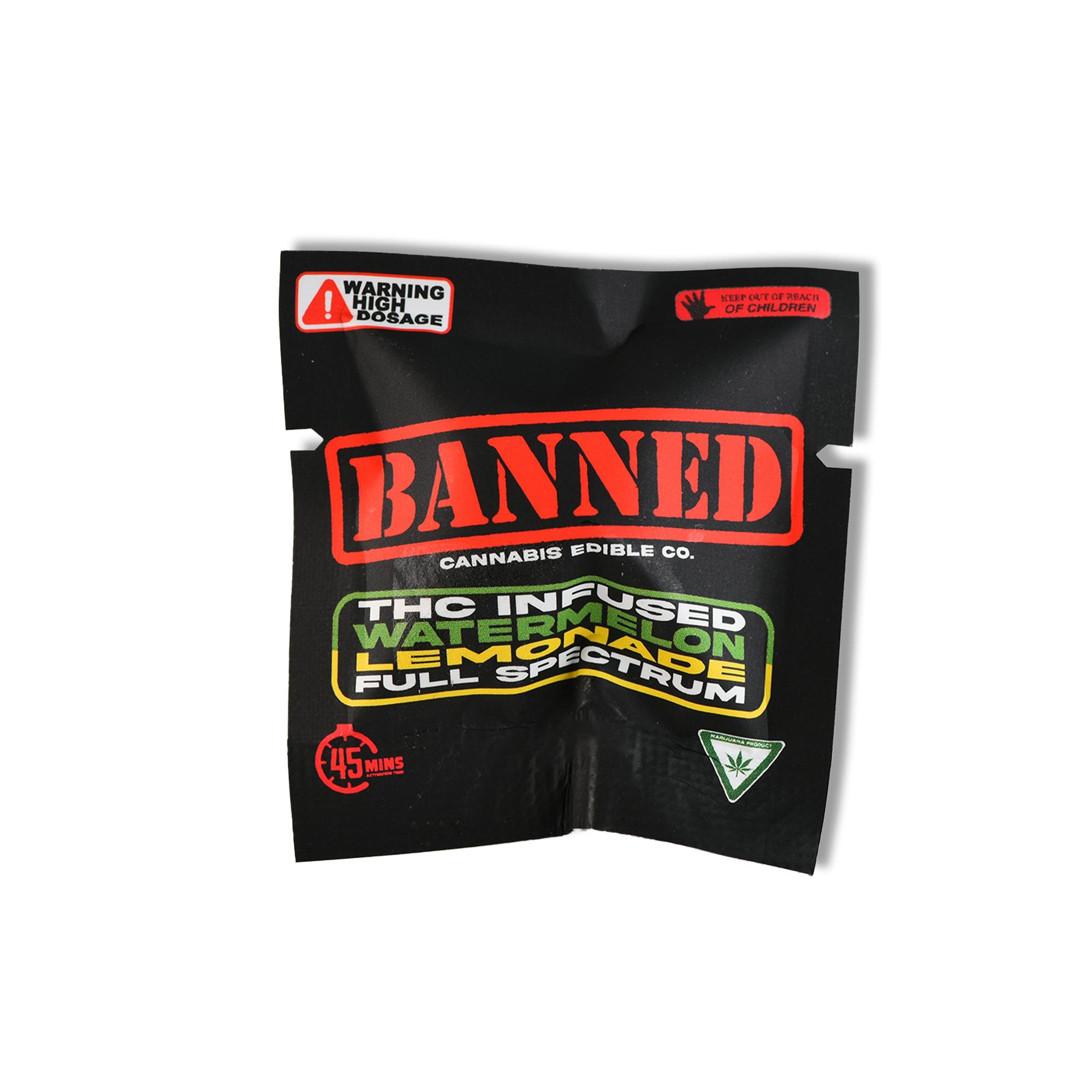 Photograph of product: Banned | 200mg Single | Watermelon Lemonade