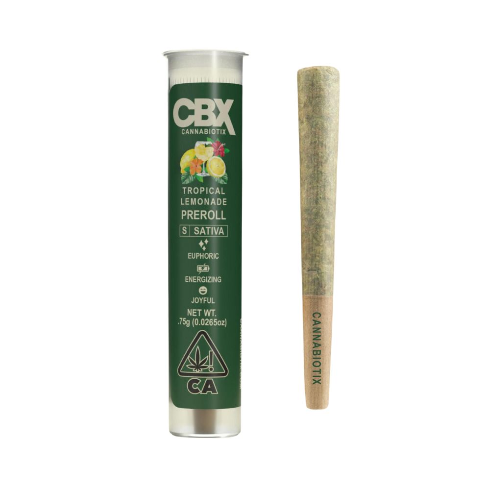 Photograph of product: TROPICAL LEMONADE - .75G PRE-ROLL