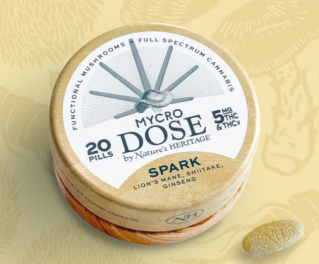 Photograph of product: Spark MycroDose 5mg Pill Nature's Heritage