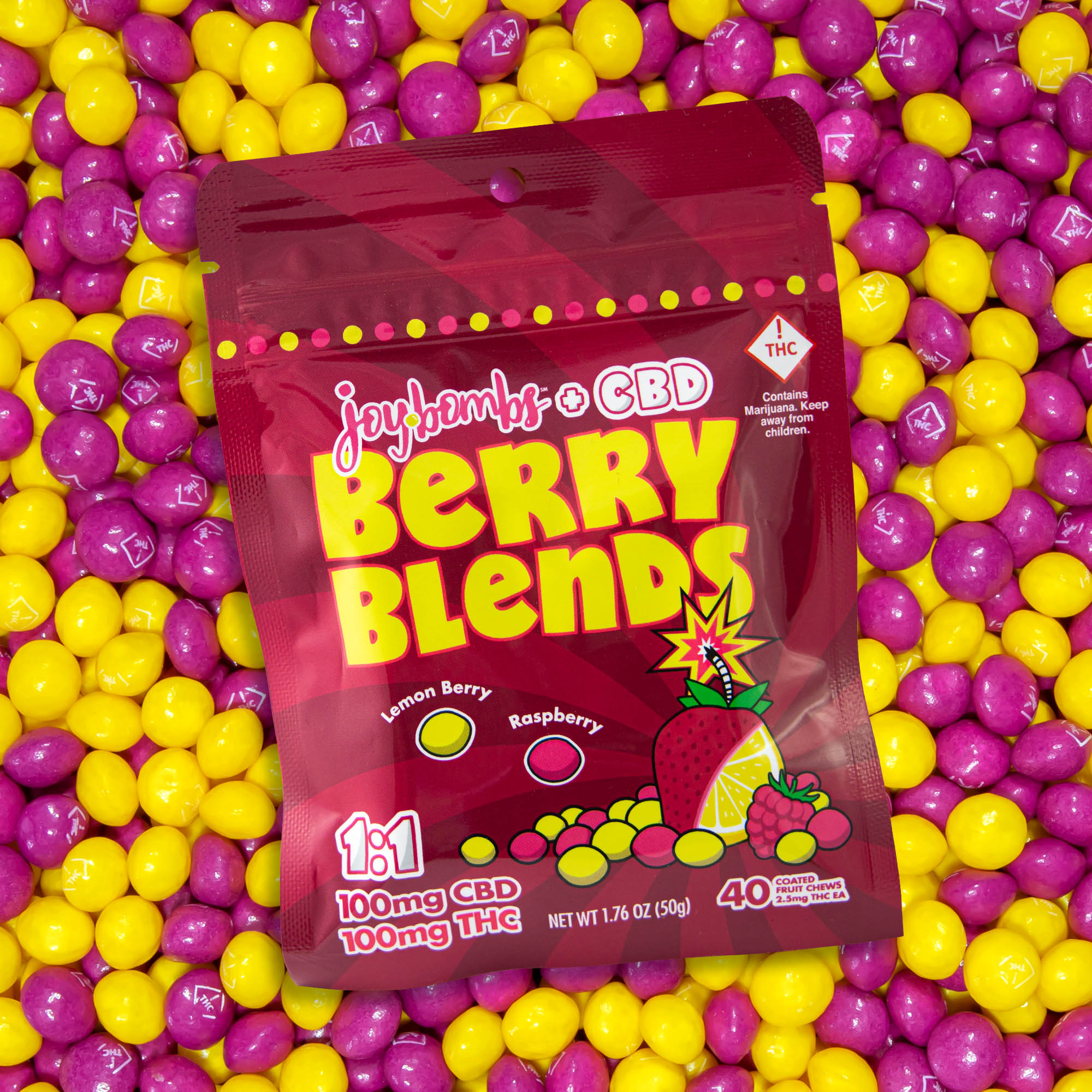 Photograph of product: Joy Bombs - Joyibles - - Berry Blends 1:1