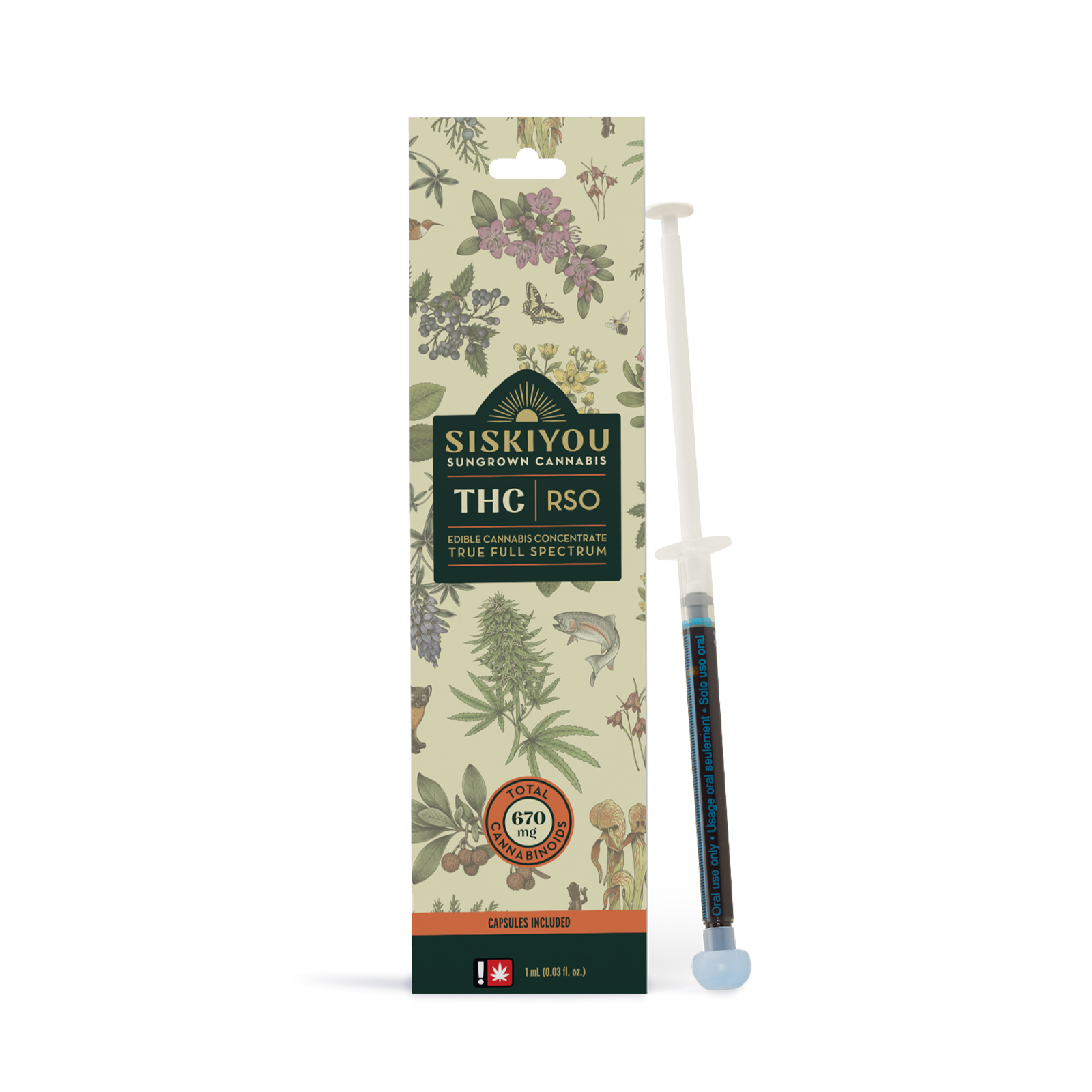 Photograph of product: Siskiyou Sungrown | Oui'd Oil | TH-oui