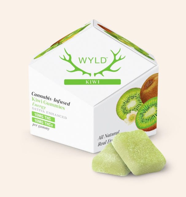 Photograph of product: Wyld - Kiwi 1:1 TH-oui:TH-ouiV Gummies - Wyld - Kiwi 1:1 TH-oui:TH-ouiV Gummies