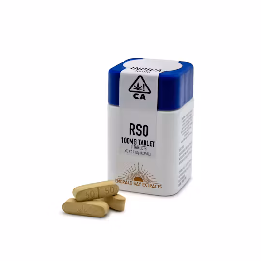 Photograph of product: Emerald Bay - Oui'd Mule Fuel - 100mg RSO Tablets