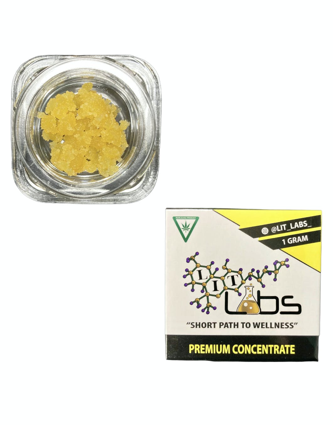 Photograph of product: Lit Labs- Strawberry Runtz- Cured Resin- 1G