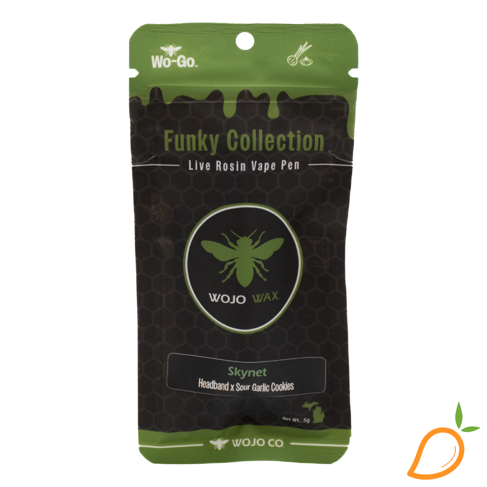 Photograph of product: 0.5g Skynet Live Rosin Disposable Vape Wojo