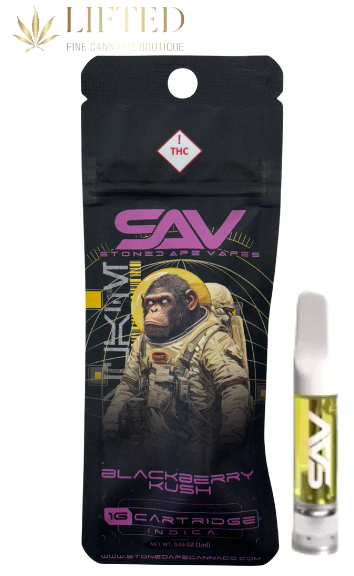 Photograph of product: STONED APE BLACKBERRY KUSH CART