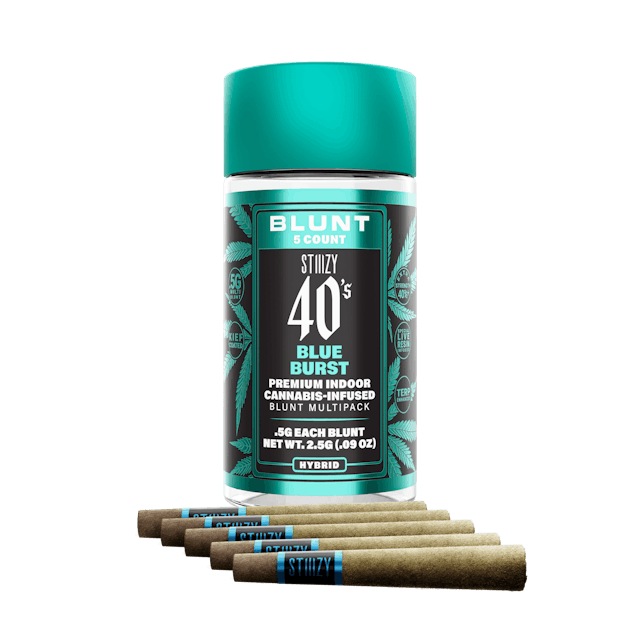 Photograph of product: Blue Burst 40's Mini Blunts 2.5g - 