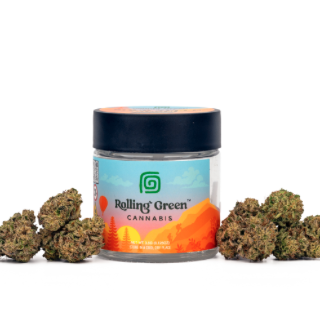 Photograph of product: Rolling Green | Ripped Off Runtz (h) Premium Flower 3.5g