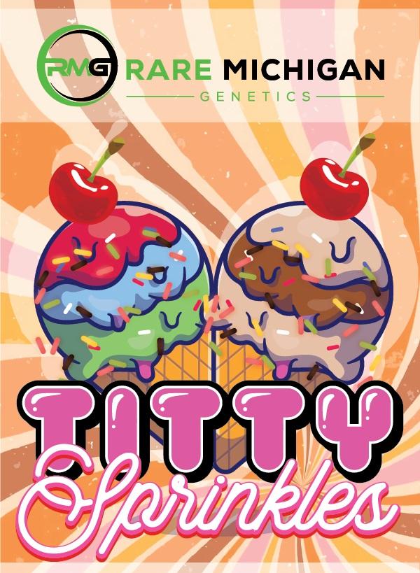 Photograph of product: TITTY SPRINKLES (5G) (10PK)