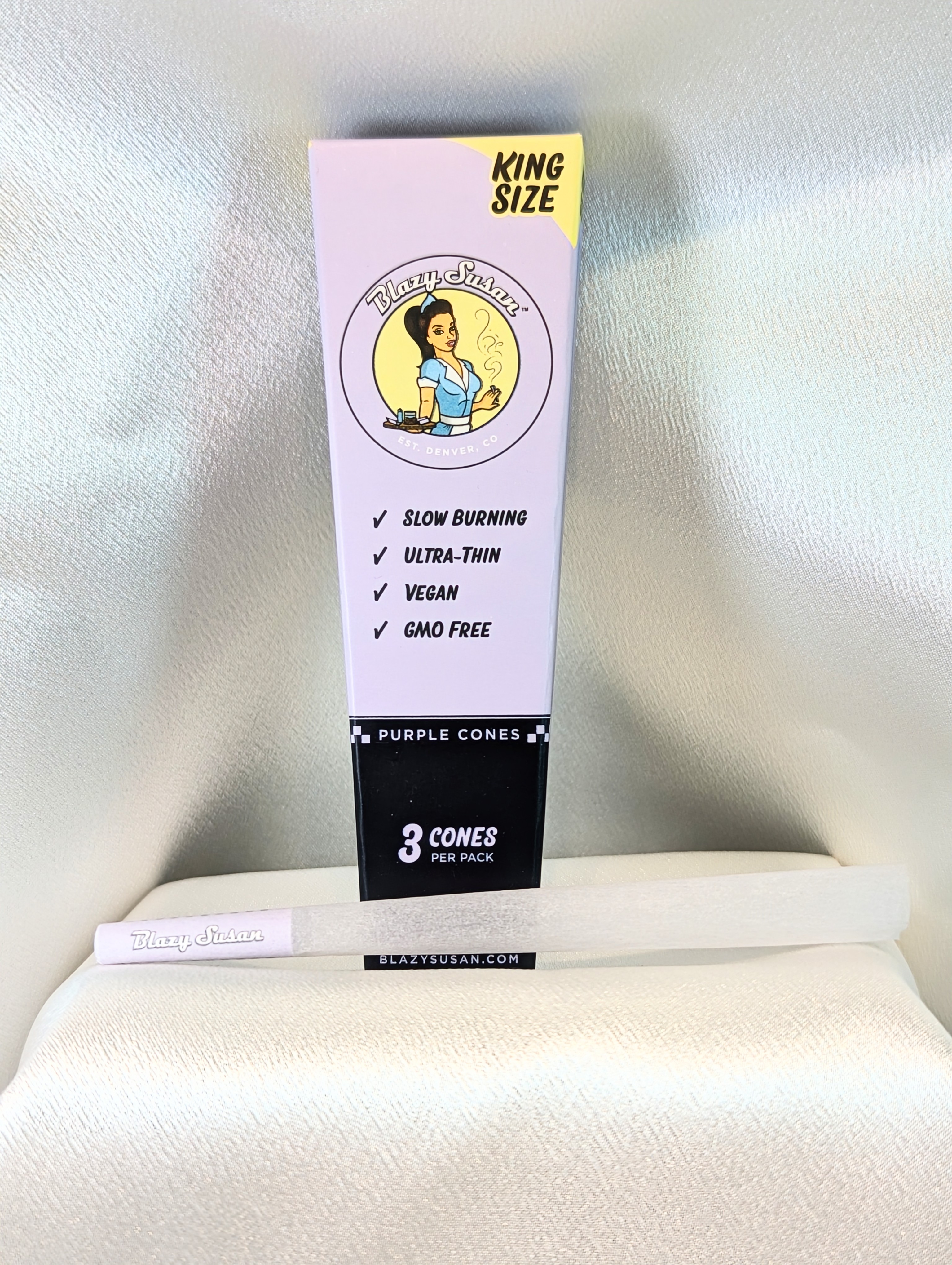 Photograph of product: Blazy Susan Cones Purple