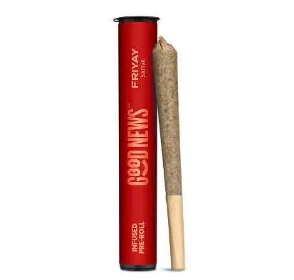 Photograph of product: Good News | Friyay Infused Pre-Roll | 1.0g