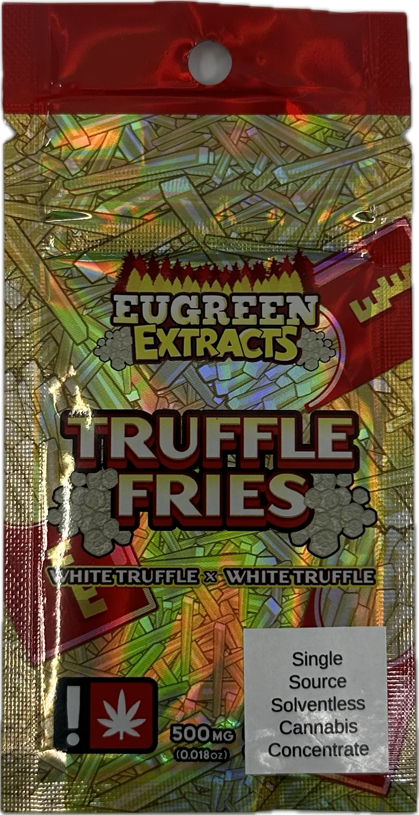 Photograph of product: Truffle Fries Live Rosin Cartridge