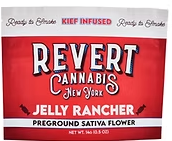 Photograph of Product: Revert Kief Infused Ground Flower Jelly Rancher - 14g