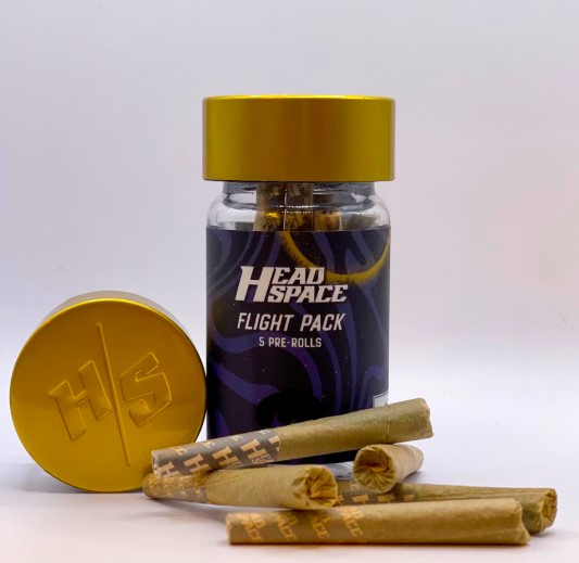 Photograph of product: Head Space | Kiwi Kush x LCG | Pre-roll 5pk