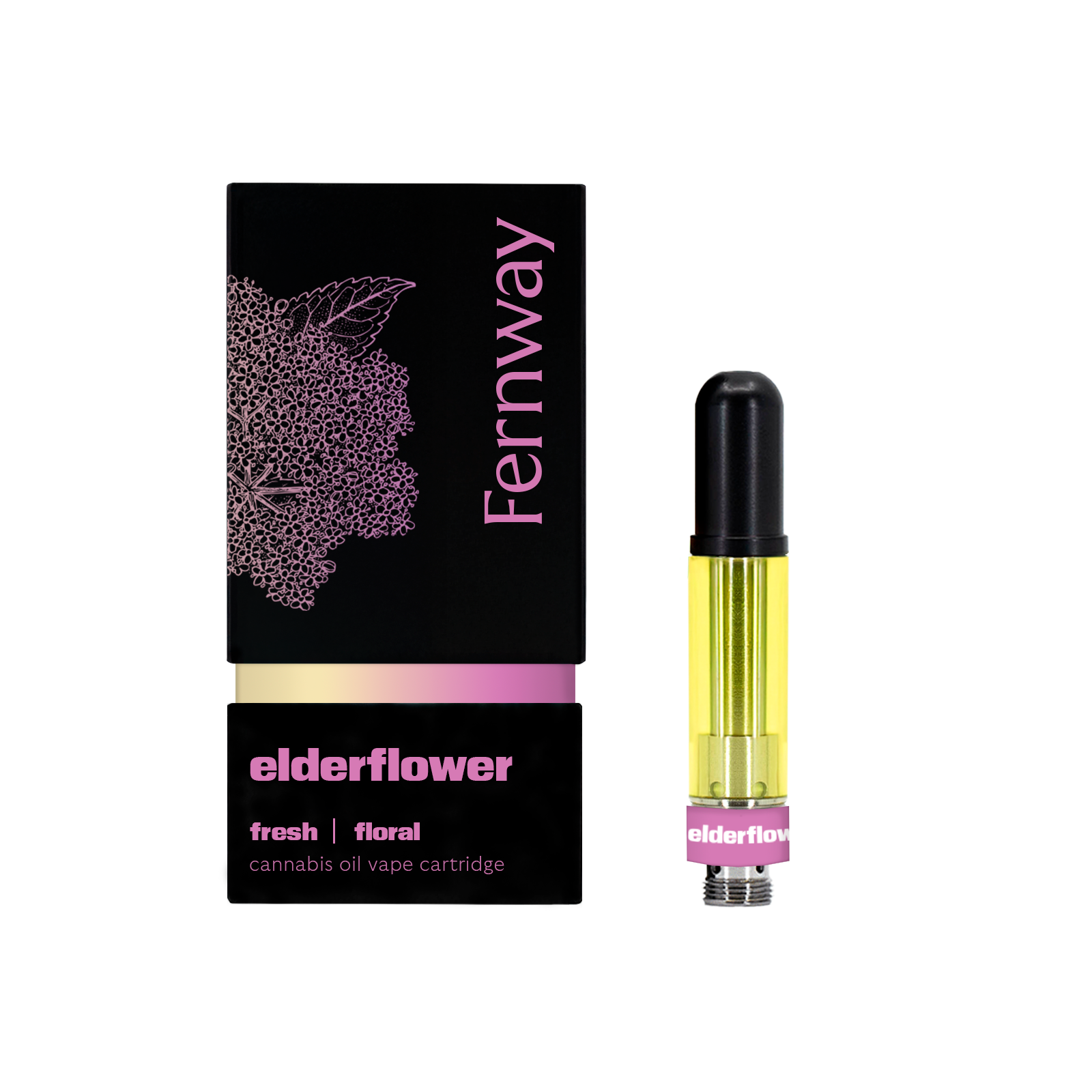 Photograph of product: 510 Cartridge | 1g | Hybrid | Elderflower