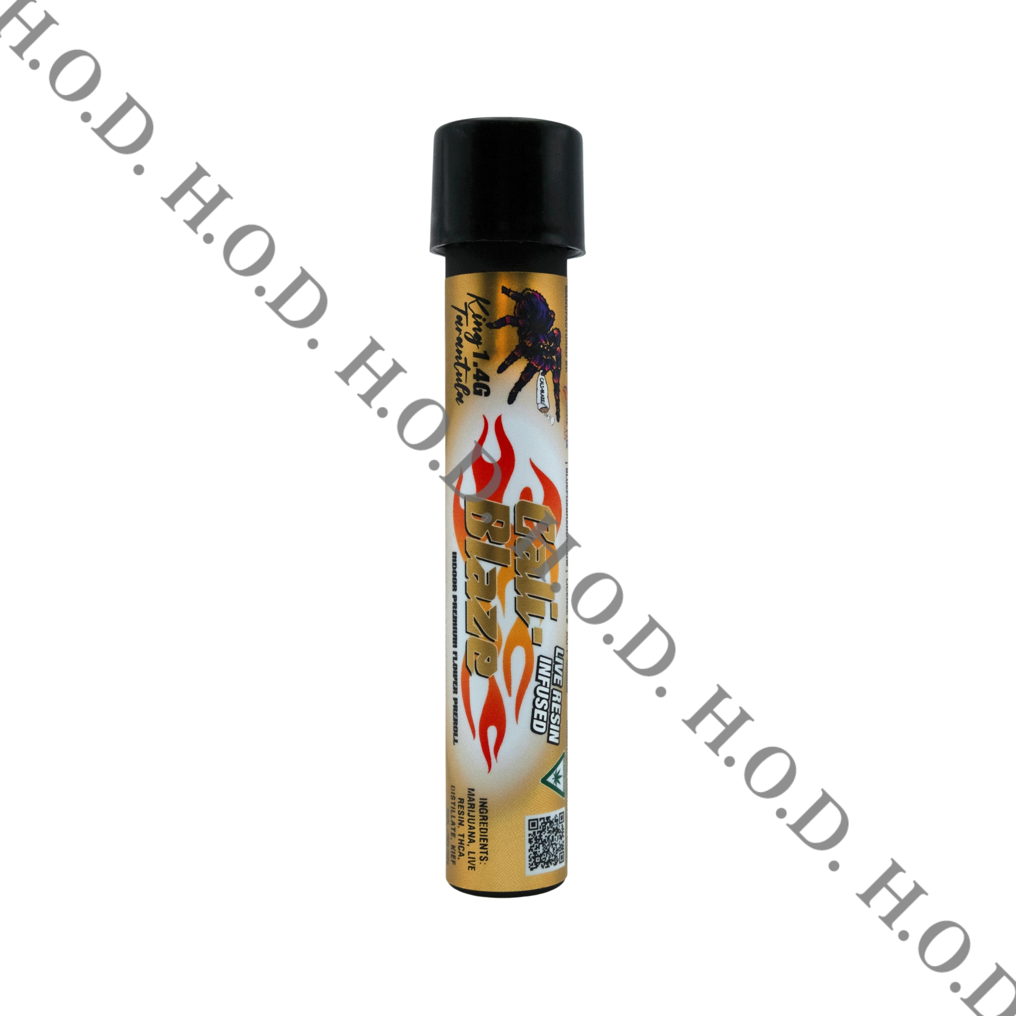Photograph of product: Cali-Blaze King Kong Live Resin Infused King Tarantula 1.4g