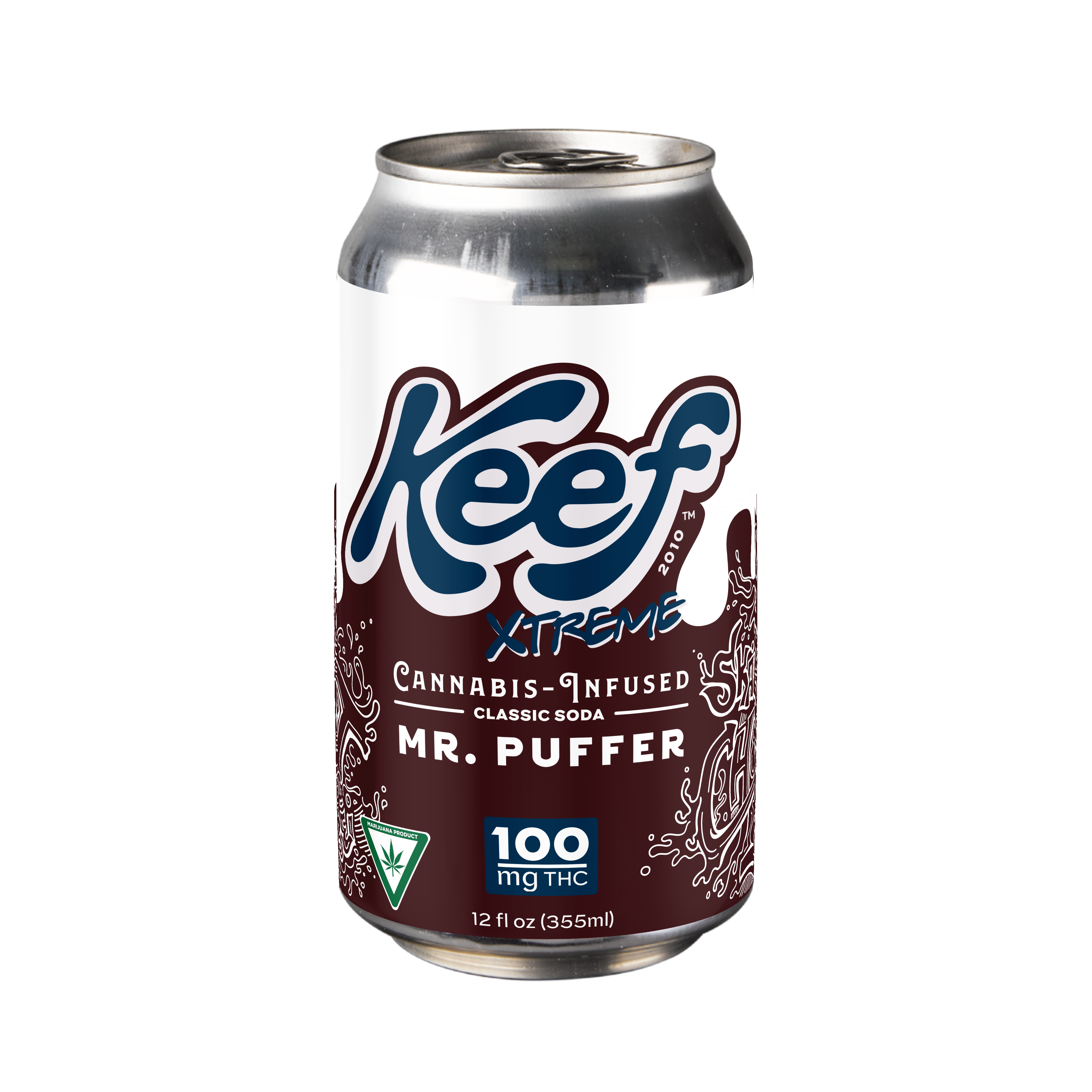 Photograph of product: Keef 100mg Soda - Mr. Puffer