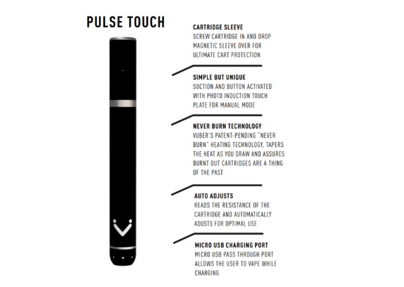 Photograph of product: Vuber Pulse Touch Battery