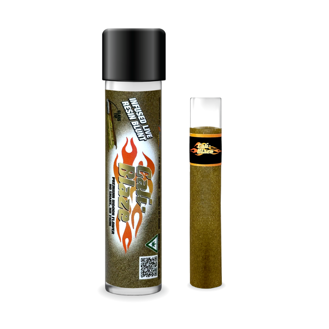 Photograph of product: Cali-Blaze | Tropical Smoothie Live Resin Infused Donut Blunt | 1.2g