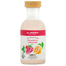 Photograph of product: Almora Farm Strawberry Lemonade 100mg LR Beverage