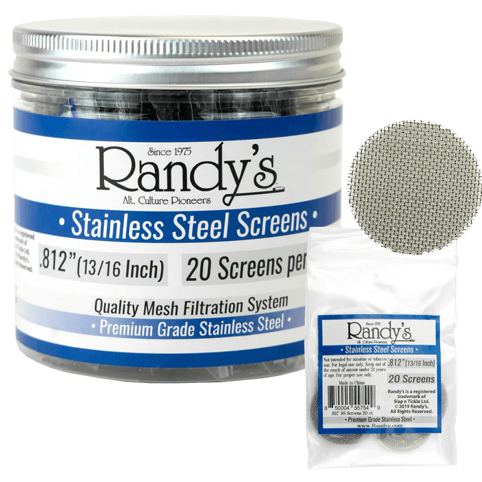 Photograph of Product: Randy's Stainless Steel .812" Screen Jar